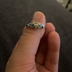 Silver Heart Ring